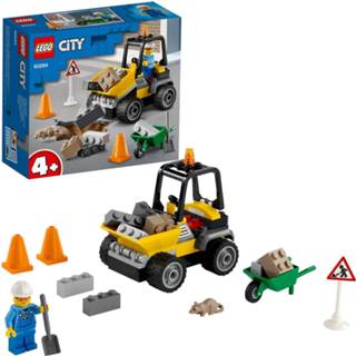 👉 Male unisex LEGO City: Great Vehicles Roadwork Truck Toy (60284) 5702016889604