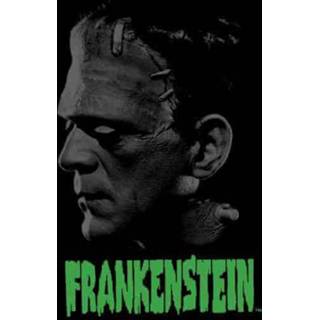 👉 Shirt zwart s vrouwen Universal Monsters Frankenstein Greyscale Dames T-shirt - 5059478379809