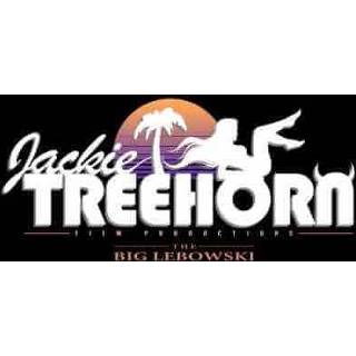 👉 The Big Lebowski Treehorn Logo Dames Trui - Zwart - 5XL - Zwart