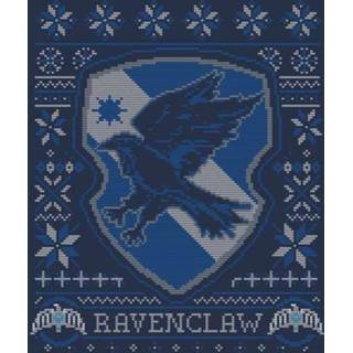 👉 Harry Potter Ravenclaw Crest kerst t-shirt - Navy - S - Navy blauw