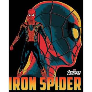 👉 Avengers Iron Spider Dames T-shirt - Zwart - 3XL - Zwart