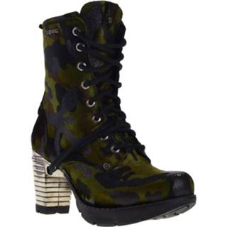 👉 Veterboots damesschoenen vrouwen groen New Rock Dames 2000001230503