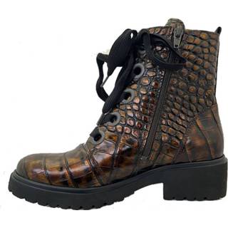 👉 Veterboots vrouwen damesschoenen bruin leer Waldläufer luise wijdte h 4063648365708 716702154216