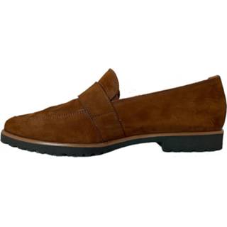 👉 Loafers bruin vrouwen damesschoenen goud Paul Green royal nubuk hazel 9010095493299 9010095493336 9010095493343