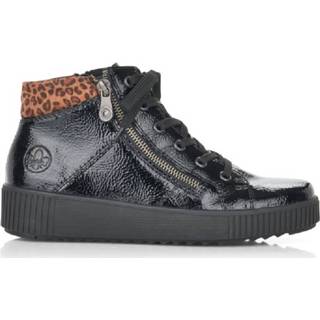 👉 Veterschoenen kant damesschoenen vrouwen zwart Rieker 8518201640625 8518401472422