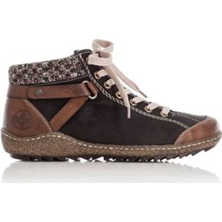 👉 Veterschoenen kant damesschoenen vrouwen zwart Rieker 8517402427028