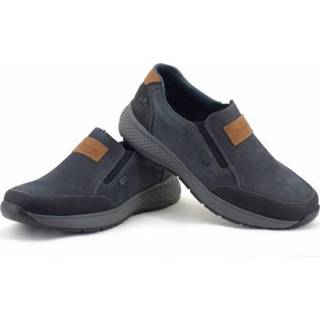 👉 Instappers male herenschoenen blauw Rieker Instapper b7654-02 4060596588111 4060596588159