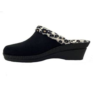 👉 Pantoffels zwart vrouwen fleece Rohde 4056731786214