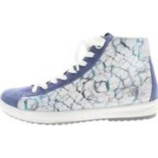 👉 Leer damesschoenen vrouwen blauw Hartjes Cup boot h