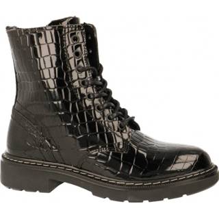 👉 Veterboots meisjes vrouwen zwart Bullboxer