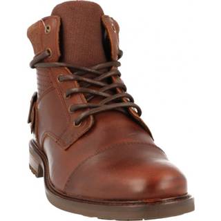 👉 Veterboots male herenschoenen bruin Bullboxer Veterboot