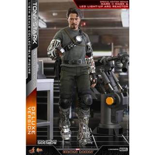 👉 Mannen Hot Toys Iron Man Movie Masterpiece Action Figure 1/6 Tony Stark (Mech Test Deluxe Version) 30 cm 4895228605863