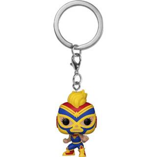 👉 Keychain Marvel Luchadores Captain Pop!