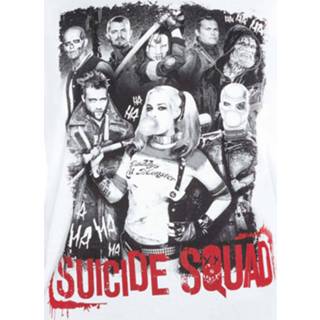 👉 Shirt male s wit mannen zwart Suicide Squad Harley Quinn and Heren T-Shirt - 5060486470006