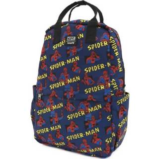 👉 Back pack nylon unisex Loungefly Marvel Spider-Man Aop Square Backpack