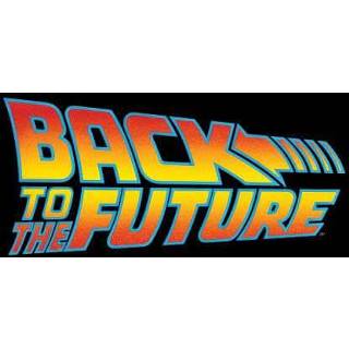 👉 Trui zwart m male Back to the Future Classic Logo - 5059478153553