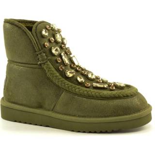 Leer damesschoenen vrouwen groen Inuovo 20501 4062036260083 4062036260090