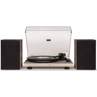 👉 Platenspeler grijs Crosley C62 Met Ingebouwde Versterker En Stereo Speakers -