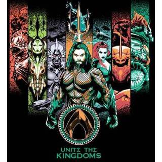 👉 Hoodie s zwart male Aquaman Unite The Kingdoms - 5056281169566