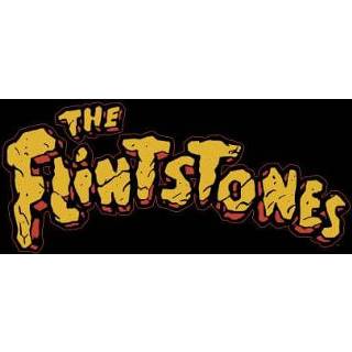 👉 Shirt zwart vrouwen s The Flintstones Logo Women's T-Shirt - Black 5059478792875