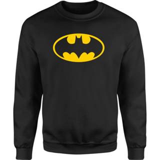 👉 Sweat shirt zwart male s Justice League Batman Logo Sweatshirt - Black 5059478940122