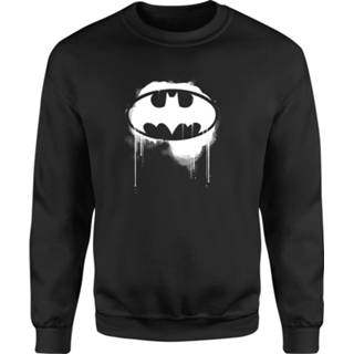 👉 Sweat shirt male zwart s Justice League Graffiti Batman Sweatshirt - Black 5059478941426