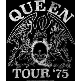 👉 Shirt s zwart vrouwen Queen Tour 75 Women's T-Shirt - Black 5059478817127