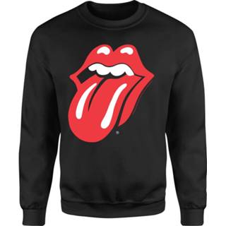 👉 Sweat shirt s zwart male Rolling Stones Classic Tongue Sweatshirt - Black 5059478800242