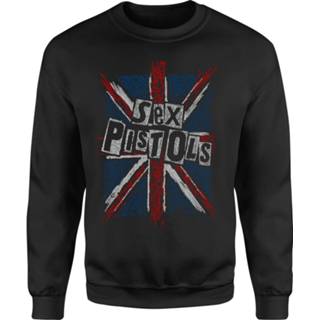 👉 Sweat shirt male s zwart Sex Pistols Union Jack Sweatshirt - Black 5059478802888