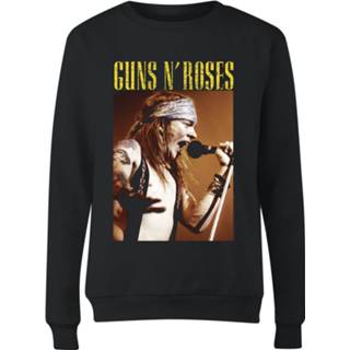 👉 Sweat shirt zwart vrouwen XS Guns N Roses Axel Live Women's Sweatshirt - Black 5059478809047