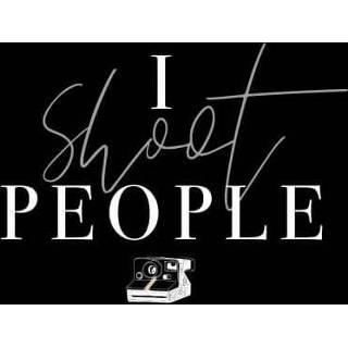 👉 Shirt vrouwen zwart 3XL XXXL I Shoot People Dames T-shirt - 5059478521635