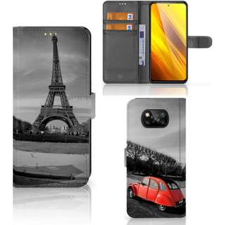 👉 Flipcover Xiaomi Poco X3 Flip Cover Eiffeltoren 8720215789263