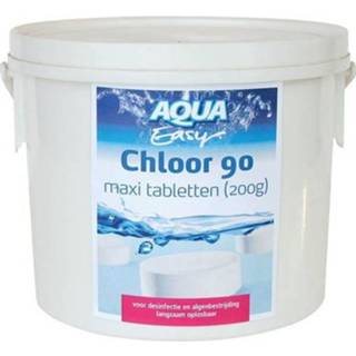 👉 Chloortablet Aqua Easy | Chloor 90/200 Tabletten Emmer 5 kilo
