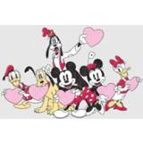 👉 Shirt vrouwen s grijs Disney Mickey Mouse Love Friends dames t-shirt - 5059478785471