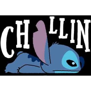 👉 Trui XS vrouwen zwart Disney Lilo & Stitch Chillin dames - 5059478876100