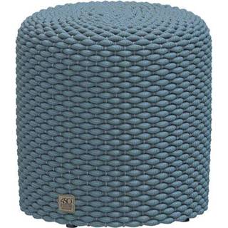 👉 Poef blauw 4 Seasons Outdoor | Muffin Ø40 cm 8720087006598