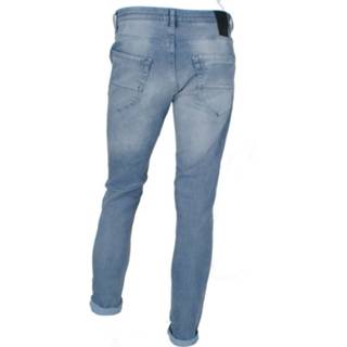 👉 Heren jean blauw male mannen grijs leer Cars jeans slim fit stretch lengte 36 blast grey blue 8719734351198