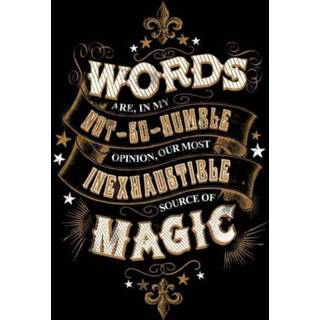 👉 Harry Potter Words Are, In My Not So Humble Opinion t-shirt - Zwart - S - Zwart