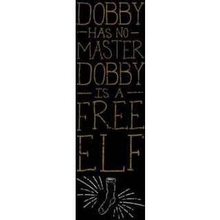 👉 Harry Potter Dobby Is A Free Elf t-shirt - Zwart - S - Zwart