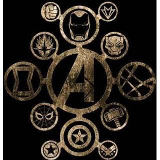 👉 Shirt vrouwen s zwart Marvel Avengers Infinity War Icon Dames T-shirt - 5056281121335