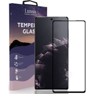 👉 Zwart echt glas nederlands Lunso - Gehard Beschermglas Full Cover Tempered Glass Samsung Galaxy S21 Plus Black Edge 8720572140219