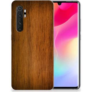 👉 Bumper hoesje hout Xiaomi Mi Note 10 Lite Donker 8720215507560