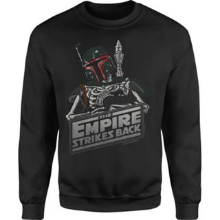 👉 Sweat shirt zwart male s Star Wars Boba Fett Skeleton Sweatshirt - Black 5059478287111