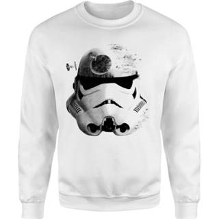 👉 Sweat shirt wit s male Star Wars Command Stromtrooper Death Sweatshirt - White 5059478287913