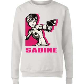 👉 Vrouwen XS wit Star Wars Rebels Sabine Damestrui - 5059478589185