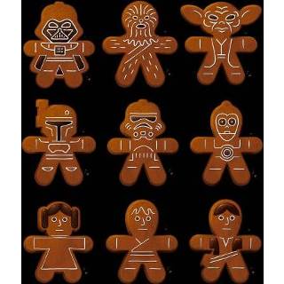 👉 Shirt zwart s vrouwen Star Wars Gingerbread Characters Women's Christmas T-Shirt - Black 5059478610094