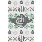 👉 Shirt s grijs vrouwen Star Wars Yoda Face Knit Women's Christmas T-Shirt - Grey 5059478610902