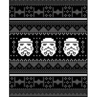 👉 Hoodie XL male zwart Star Wars Stormtrooper Knit Christmas - Black 5059478658980