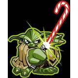 👉 Hoodie s zwart male Star Wars Candy Cane Yoda Christmas - Black 5059478656801