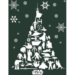 Shirt s vrouwen Forest Green donkergroen Star Wars Character Christmas Tree Women's T-Shirt - 5059478617741